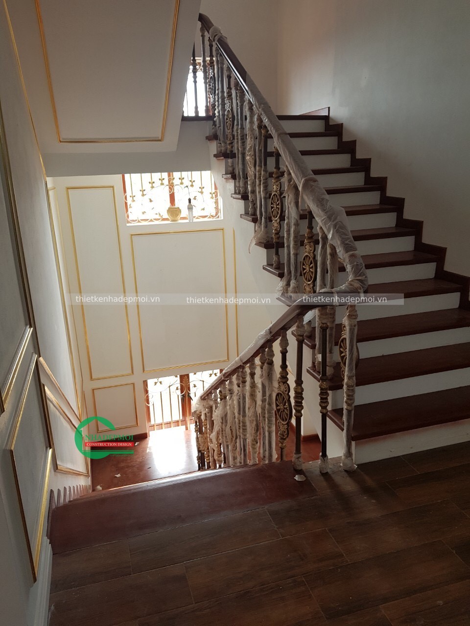 Hình ảnh biệt thự kiến trúc pháp đẹp cổ điển nhà anh tình vừa bàn giao - msnot2020