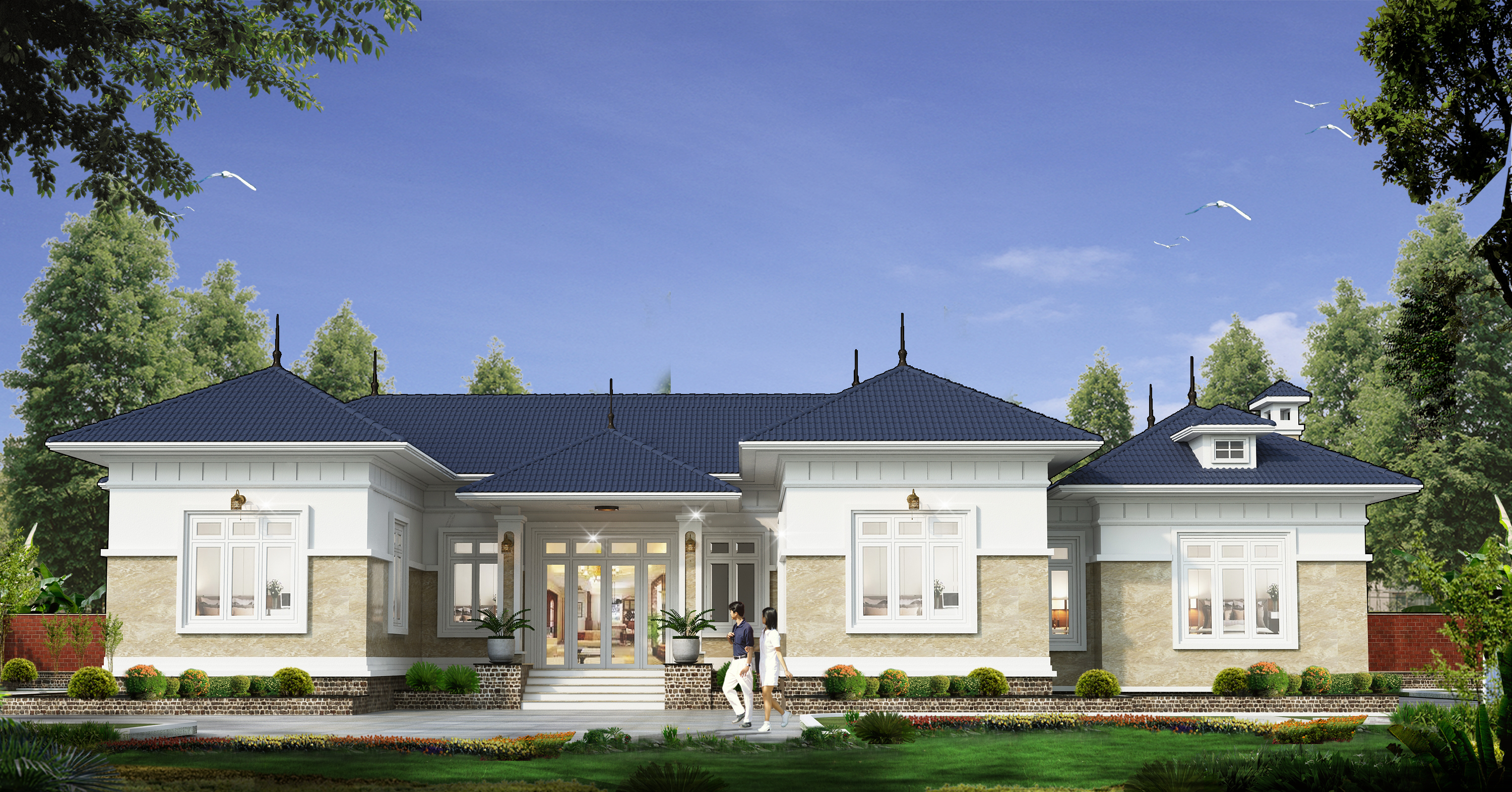 mẫu biệt thự vườn