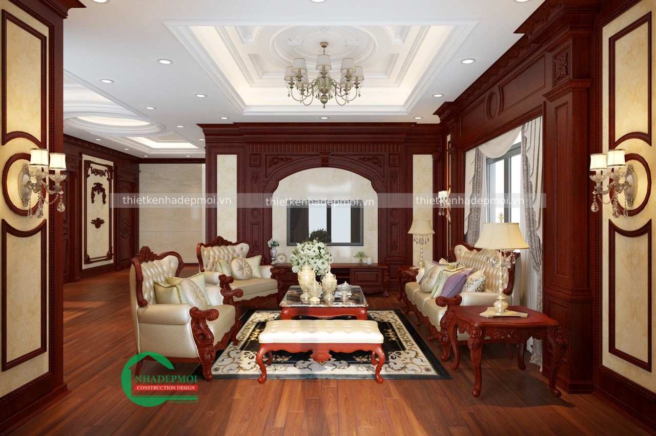 Ngắm mẫu biệt thự 2 tầng mái thái đẹp của gia đình ông phước