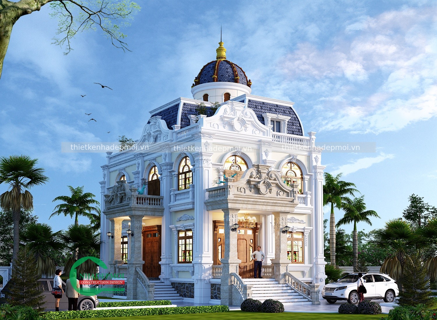 biệt thự cổ điển