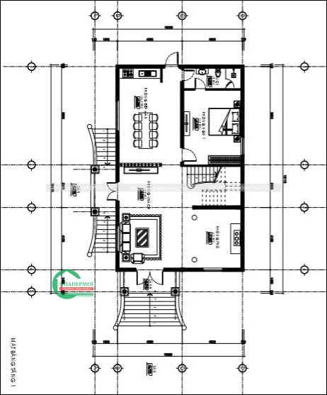 Bst mẫu thiết kế biệt thự cổ điển kiểu lâu đài đẳng cấp nhất 2022