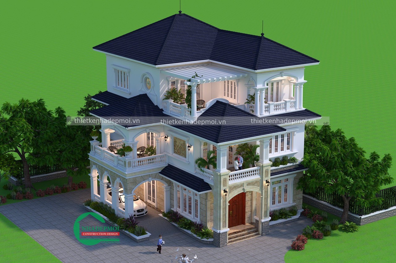 biệt thự sân vườn