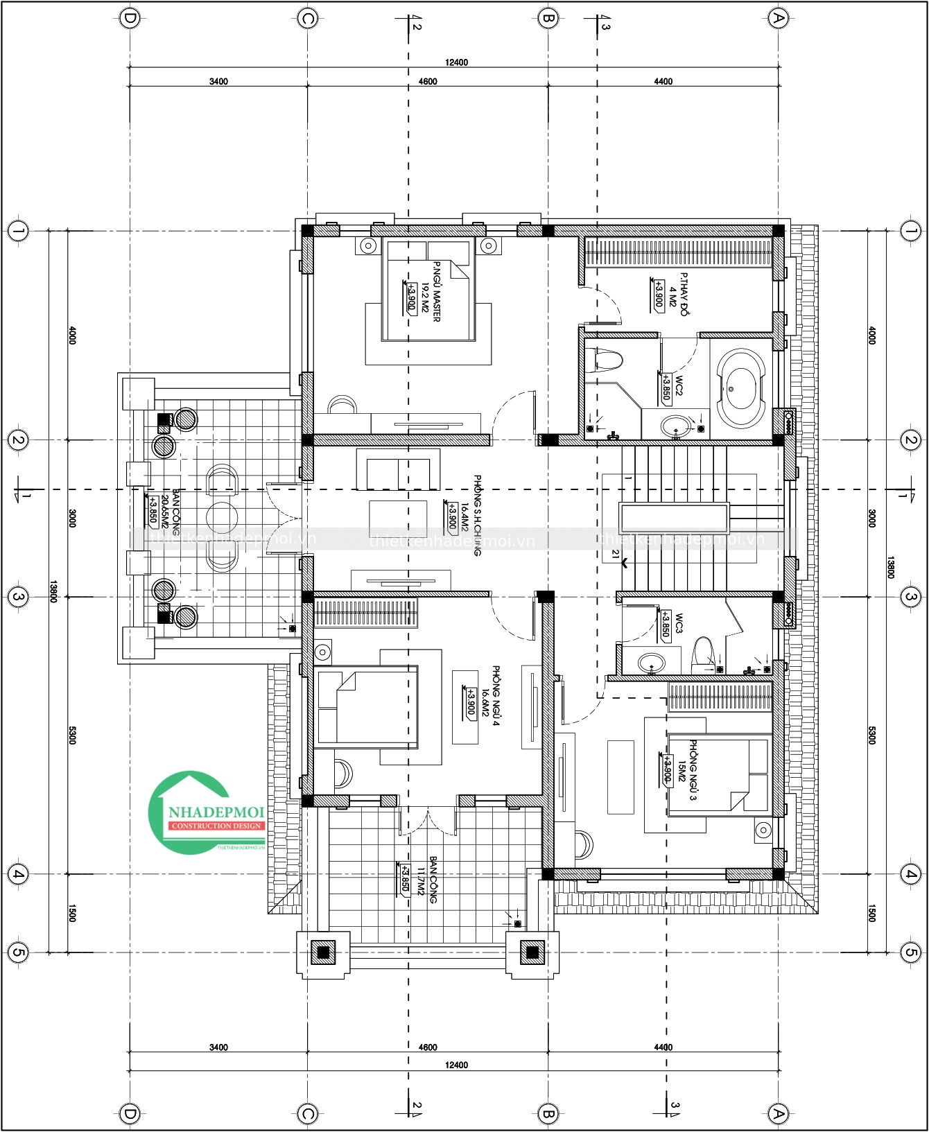Mẫu biệt thự vườn phong cách châu âu