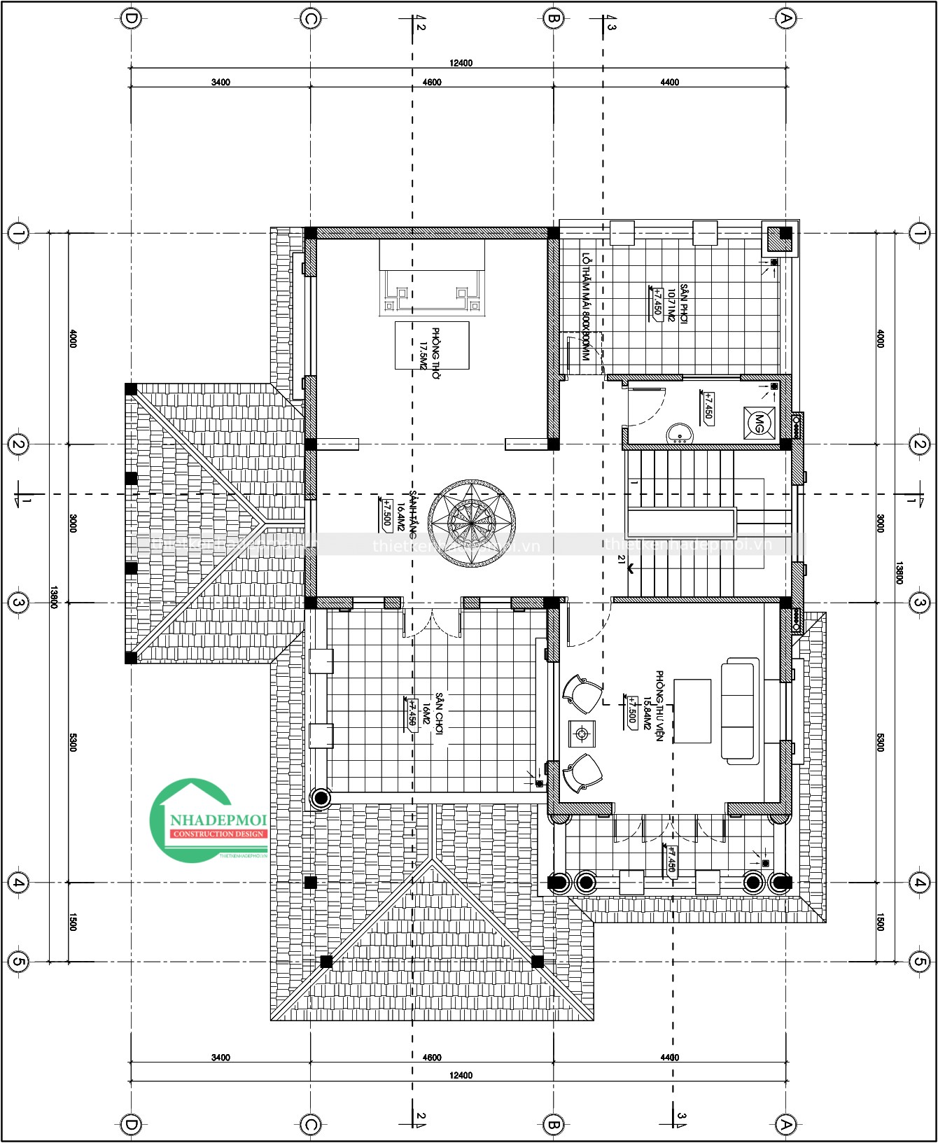 Mẫu biệt thự vườn phong cách châu âu