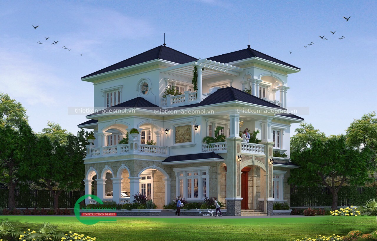 biệt thự sân vuon