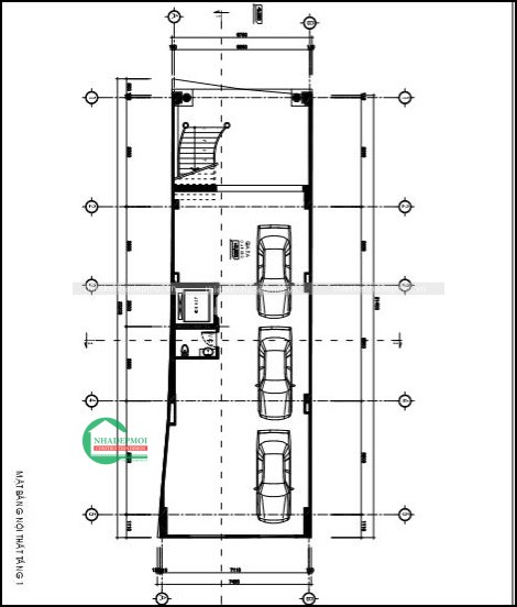 Mẫu khách sạn mini đẹp 6 tầng 3 sao mặt tiền 7m đẹp mr bằng - msksmini2020
