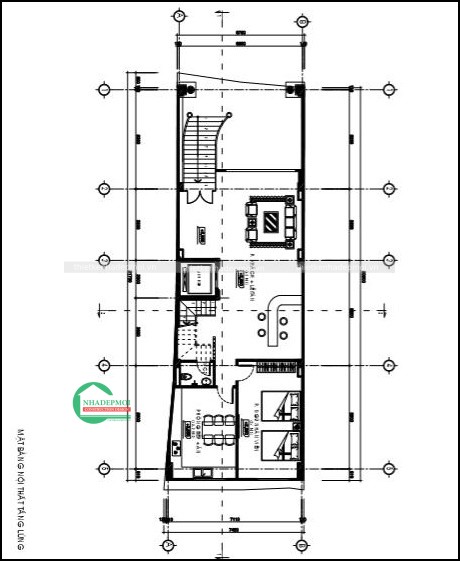 Mẫu khách sạn mini đẹp 6 tầng 3 sao mặt tiền 7m đẹp mr bằng - msksmini2020