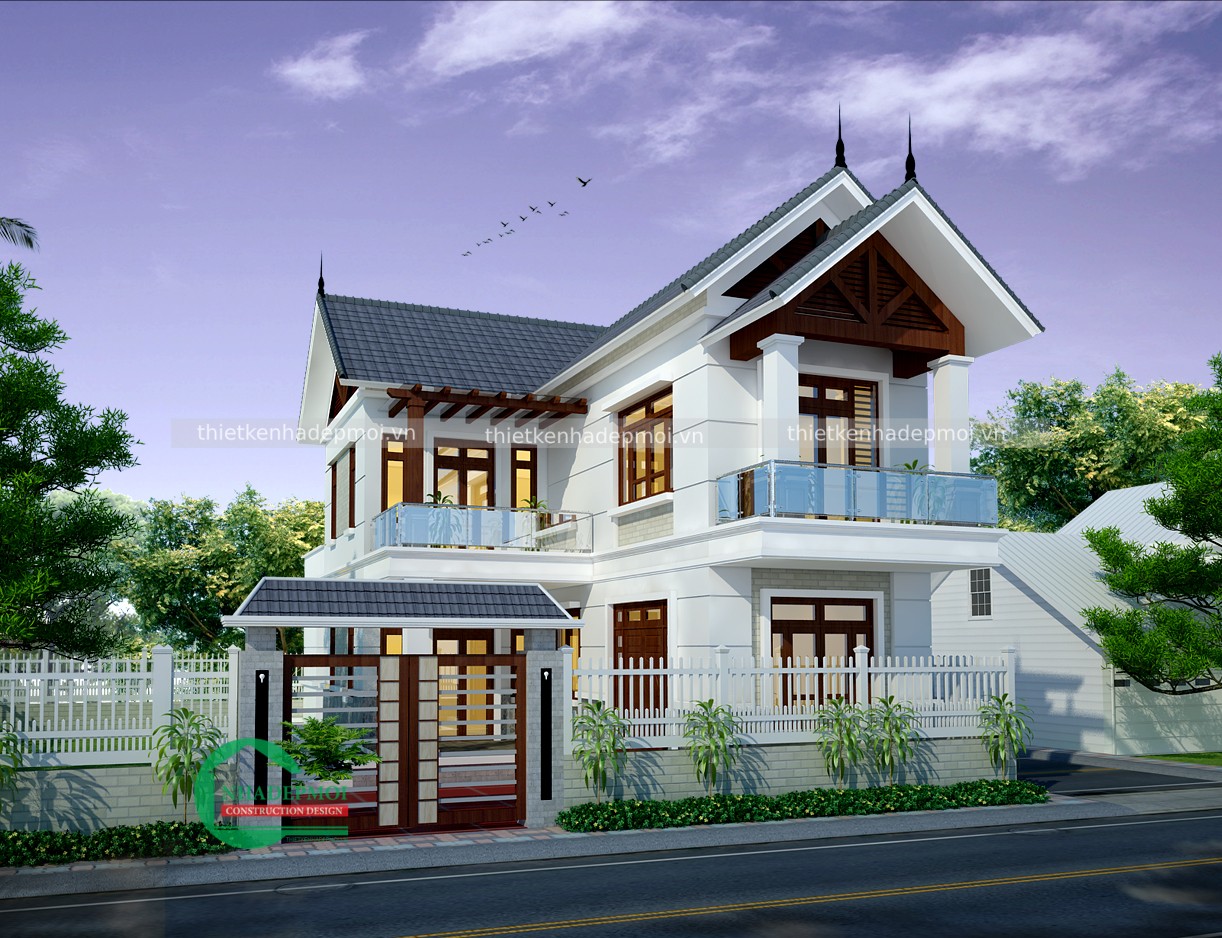 mẫu nhà 2 tầng