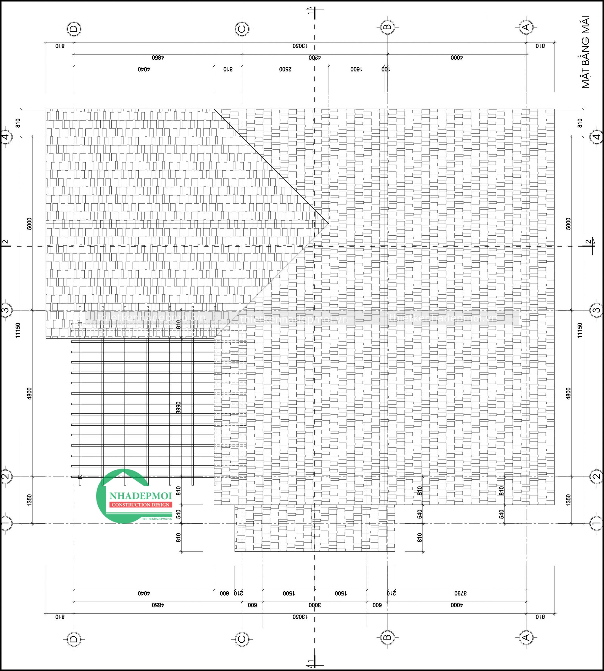Bản vẽ nhà trệt 2 mặt tiền mái thái đẹp sân vườn anh hùng - msnt2mt2020