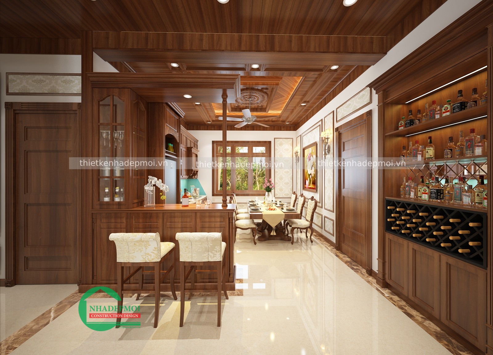 Mẫu nội thất nhà vườn cấp 4 mái thái đẹp anh dư - msntnc42020