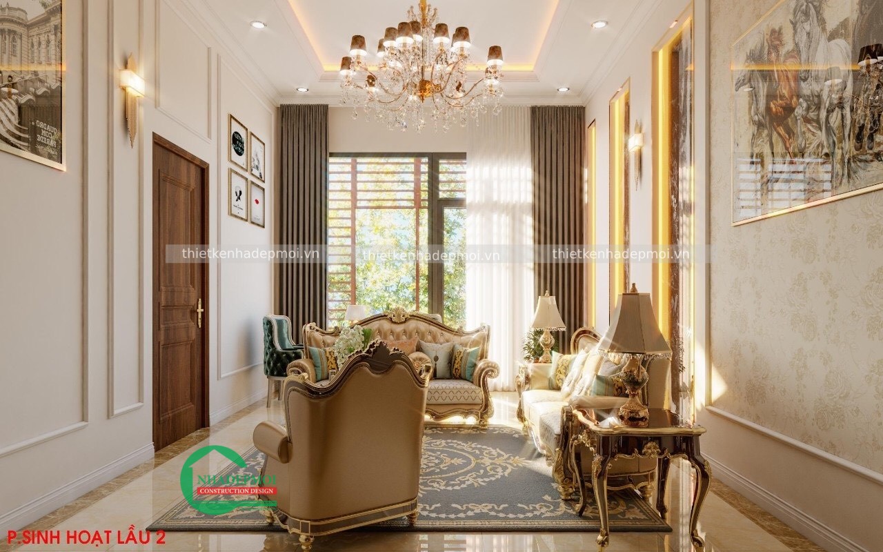 Mẫu nội thất nhà phố đẹp 100m2 anh thanh - msntnp2020