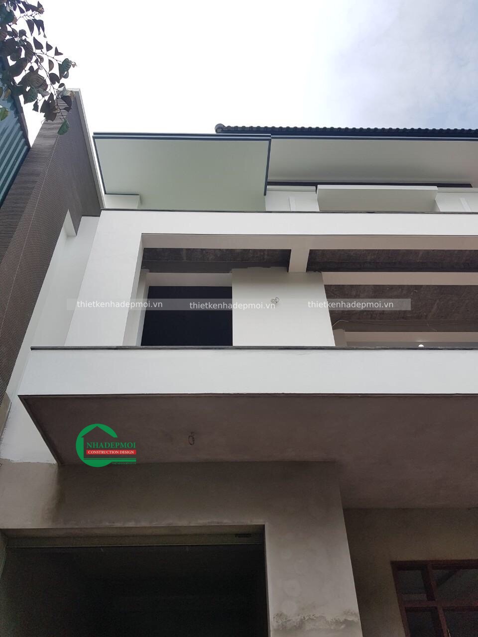 Cập nhật xây dựng biệt thự 2.5 tầng 140m2 rộng 9m anh hải - msxdbt7578