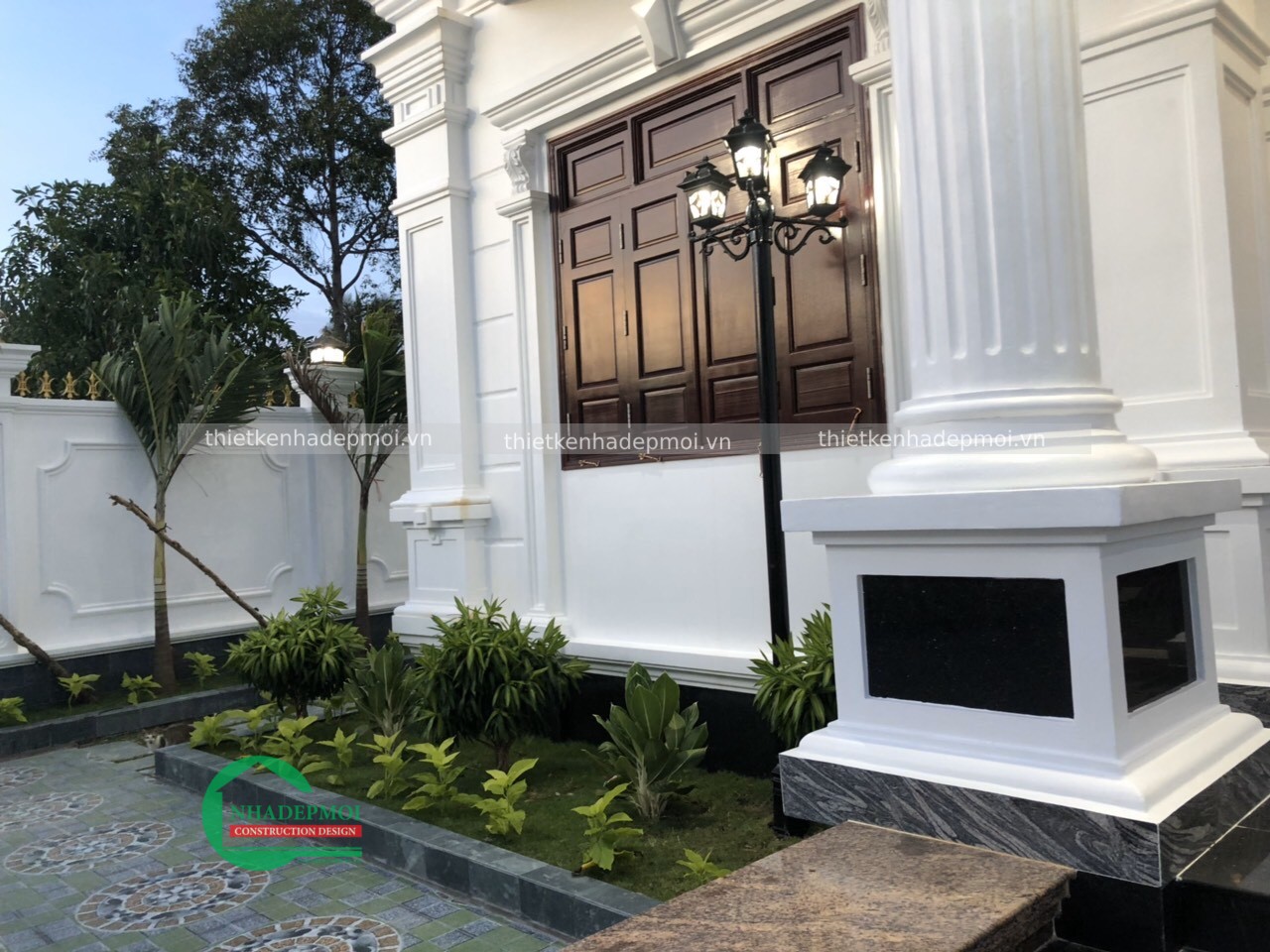 Các hình ảnh thi công biệt thự vườn 2 tầng mr an & thảo tiền giang - mstcbtv2020at