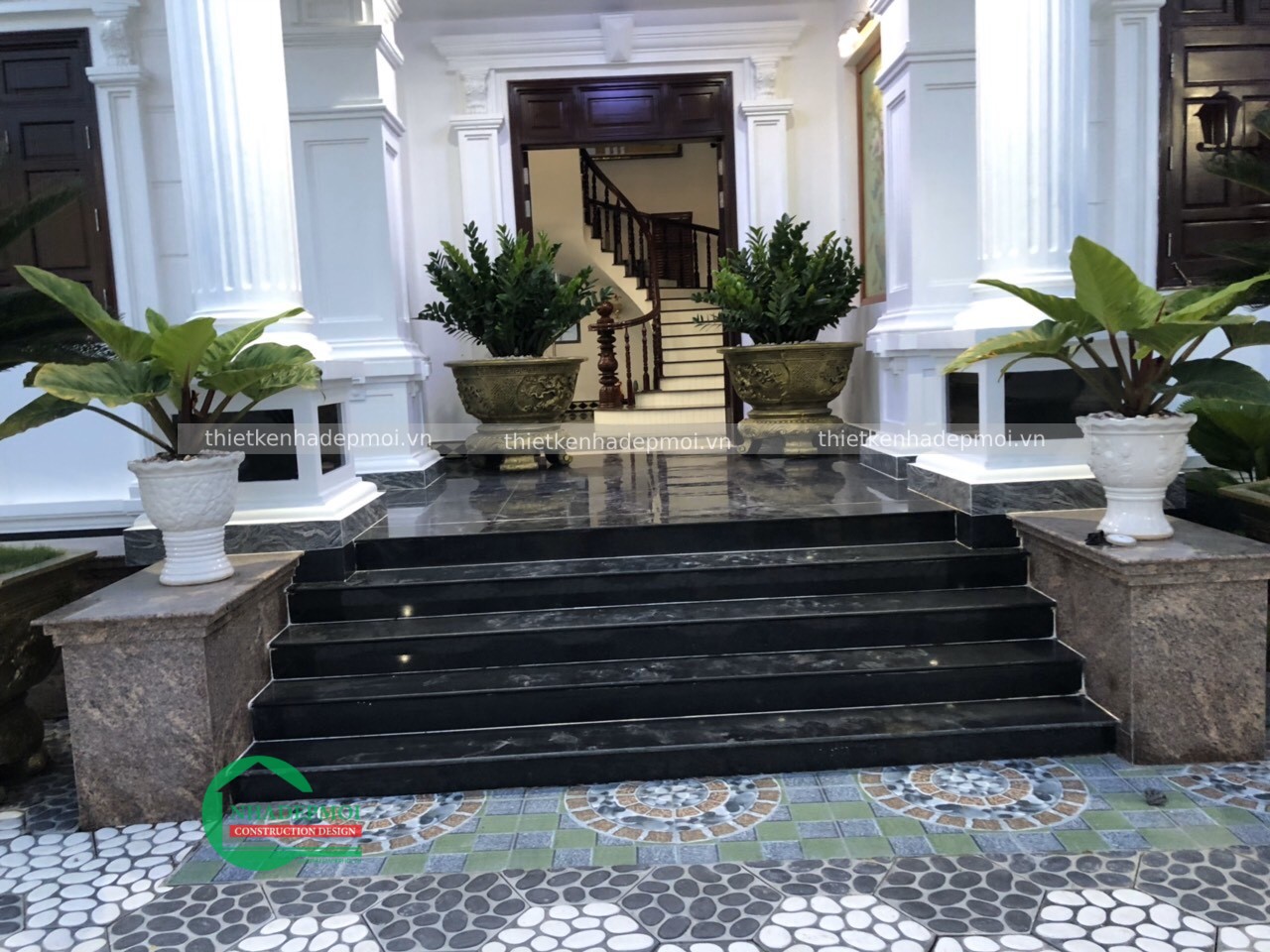 Các hình ảnh thi công biệt thự vườn 2 tầng mr an & thảo tiền giang - mstcbtv2020at