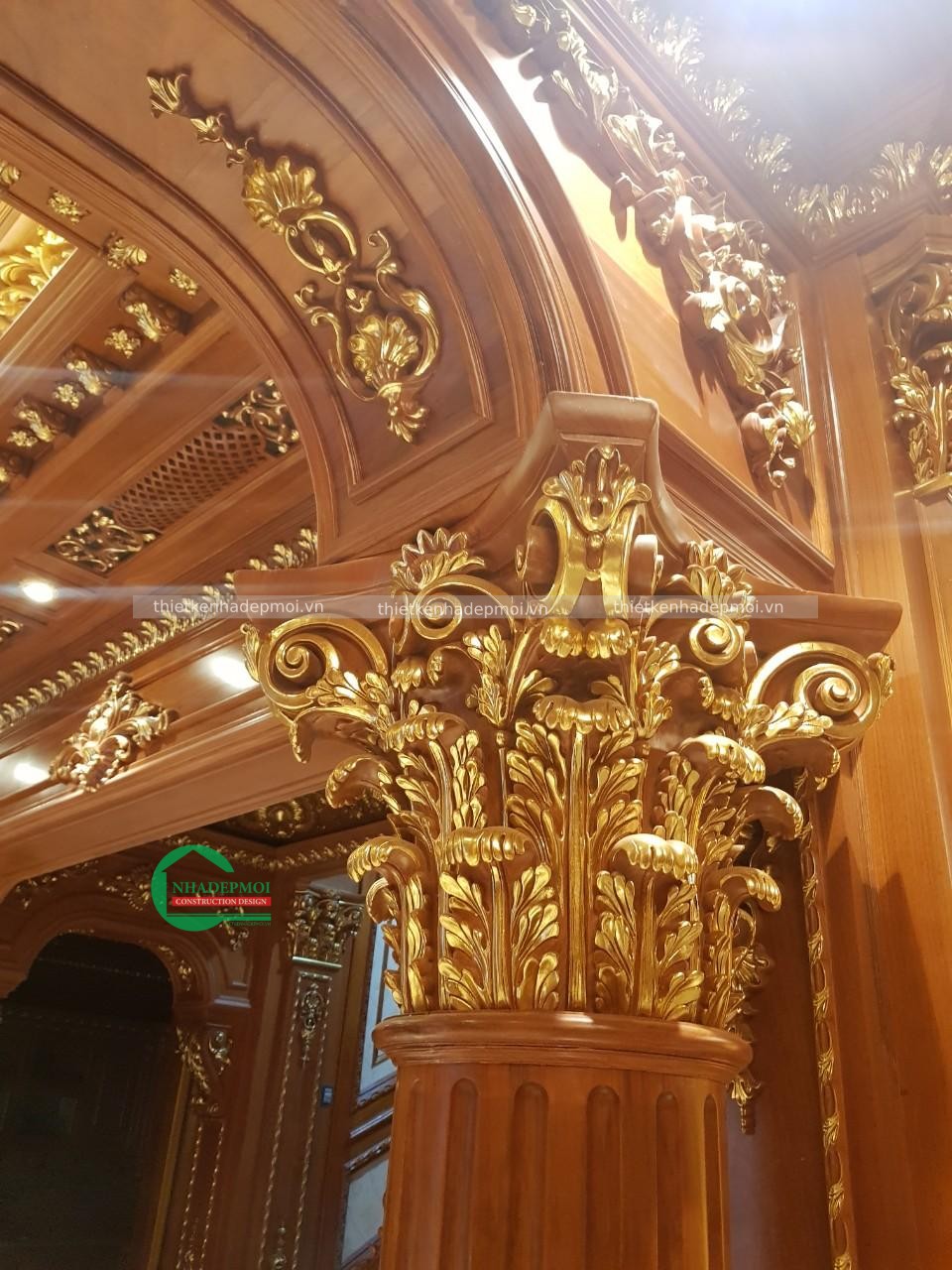 Hình ảnh thi công lâu đài dinh thự tuấn linh thanh hóa - mslđ4636