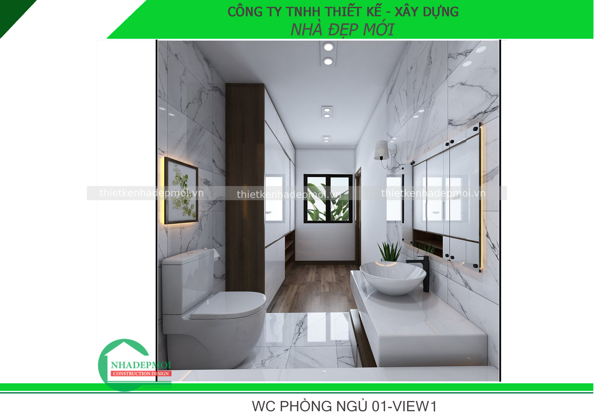 Mẫu nội thất nhà phố anh hiền long an