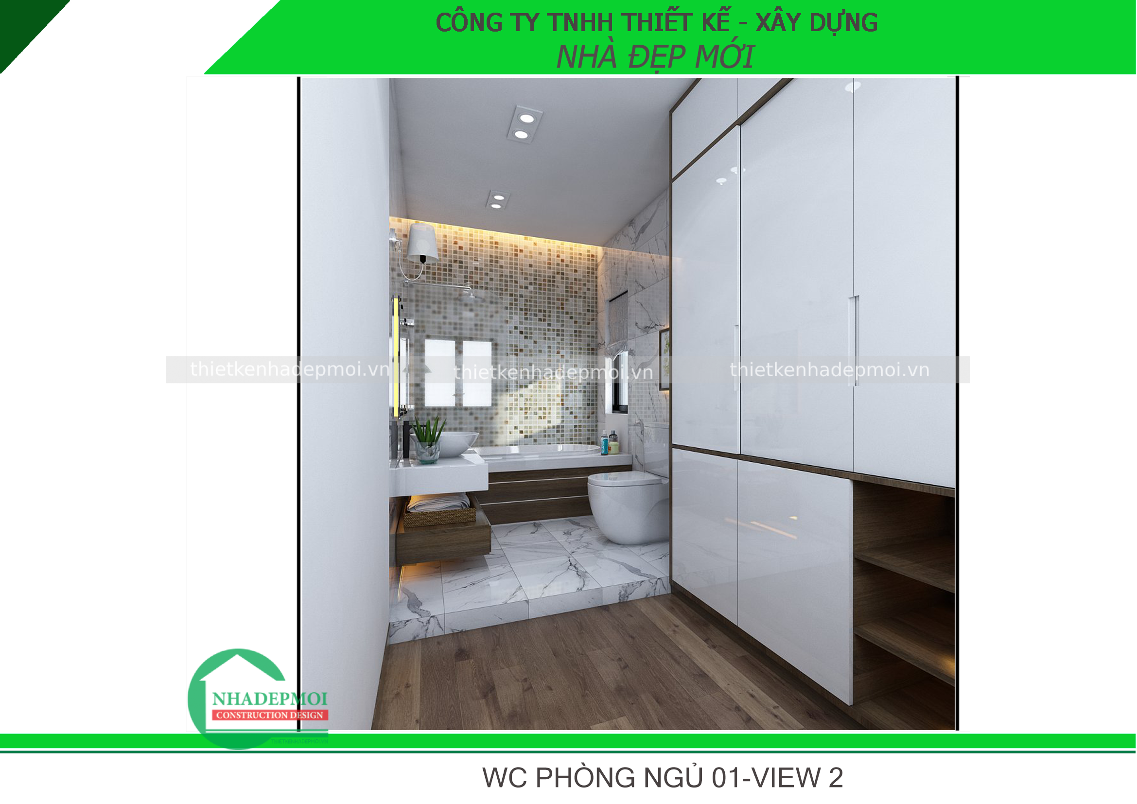 Mẫu nội thất nhà phố anh hiền long an