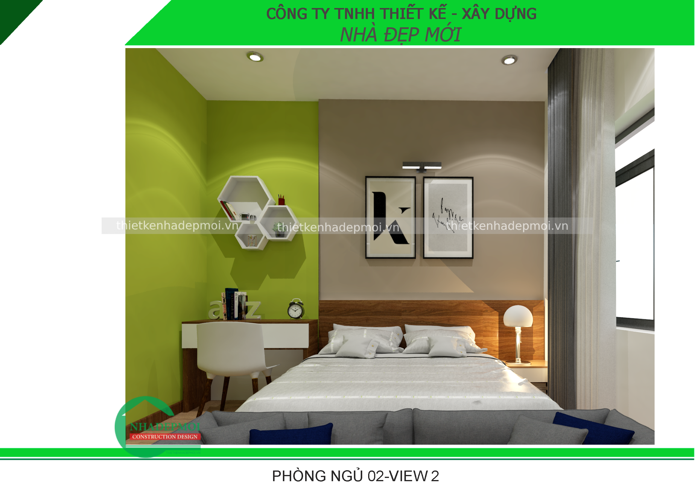 Mẫu nội thất nhà phố anh hiền long an