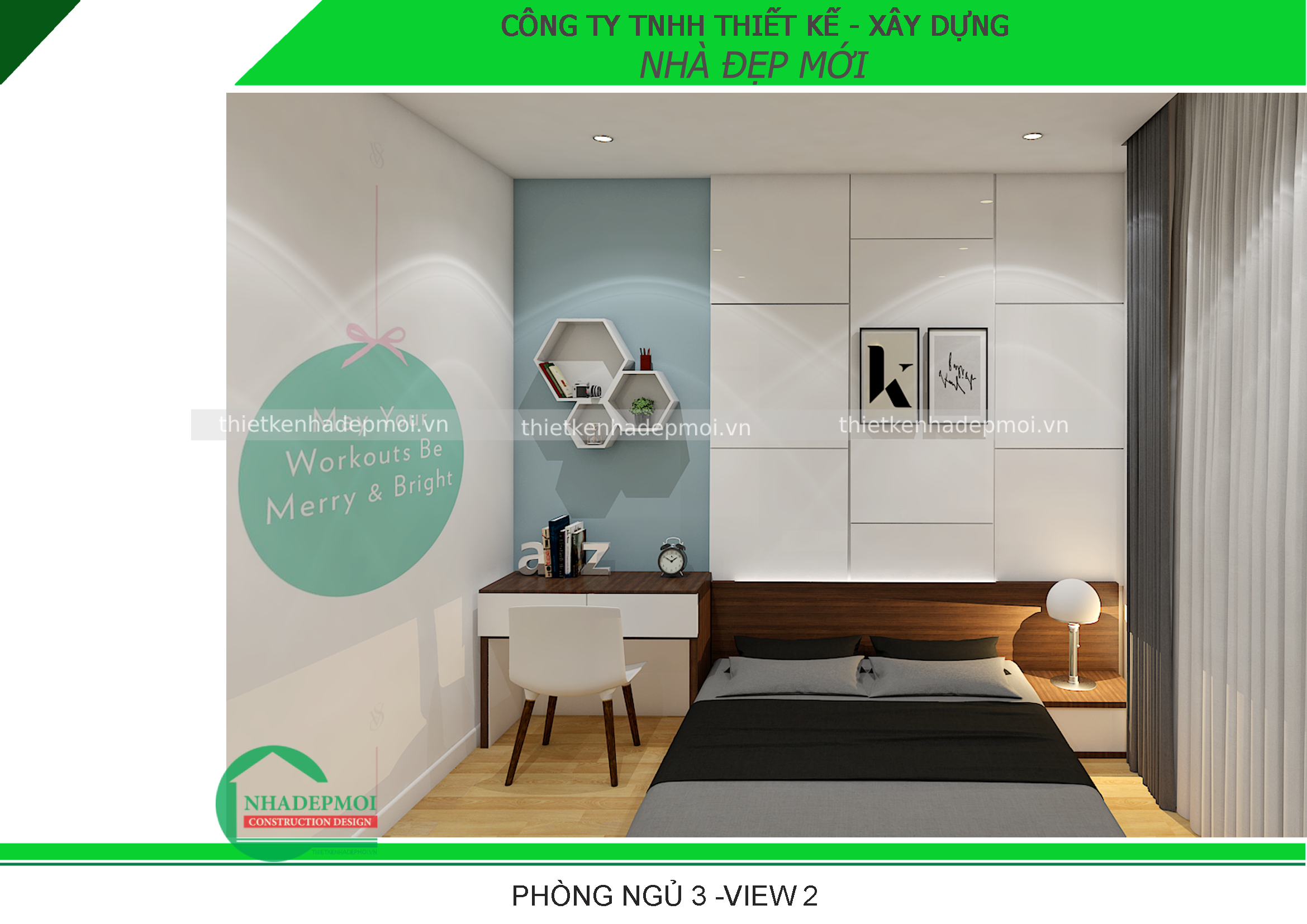 Mẫu nội thất nhà phố anh hiền long an