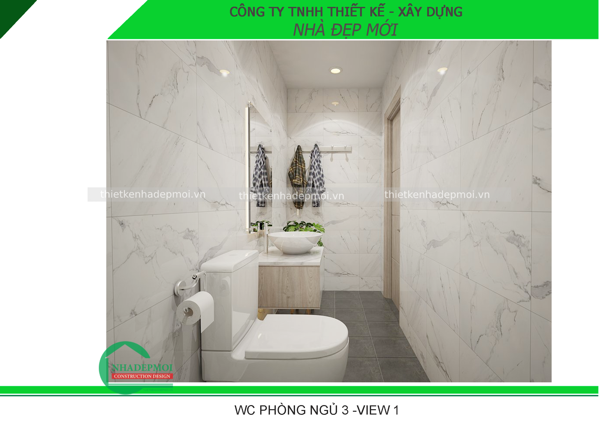 Mẫu nội thất nhà phố anh hiền long an