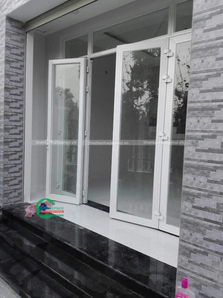 Hình ảnh thi công mẫu nhà mái thái anh hiền tại long an.