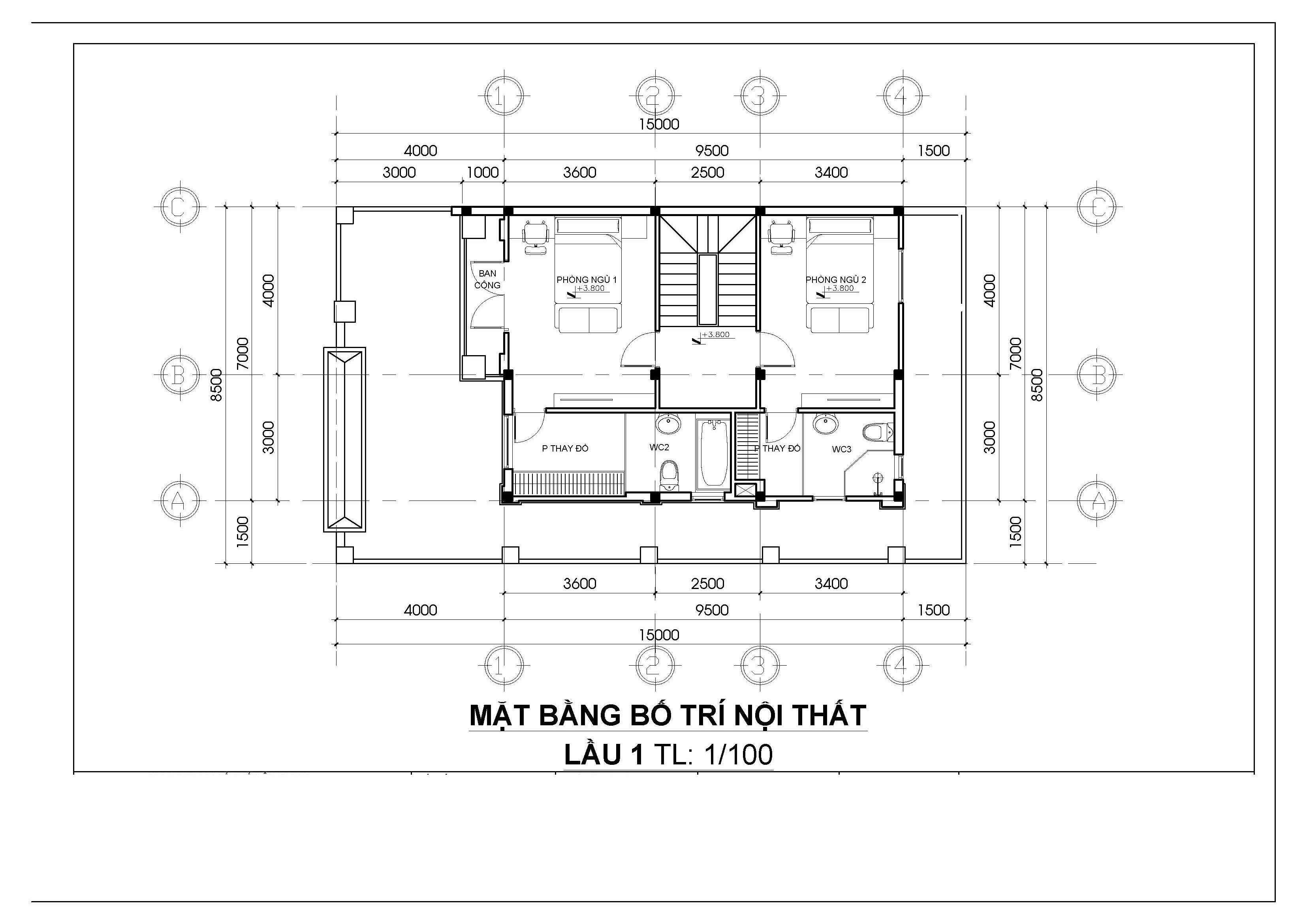 Mẫu nhà mái thái 3 tầng tại long an.