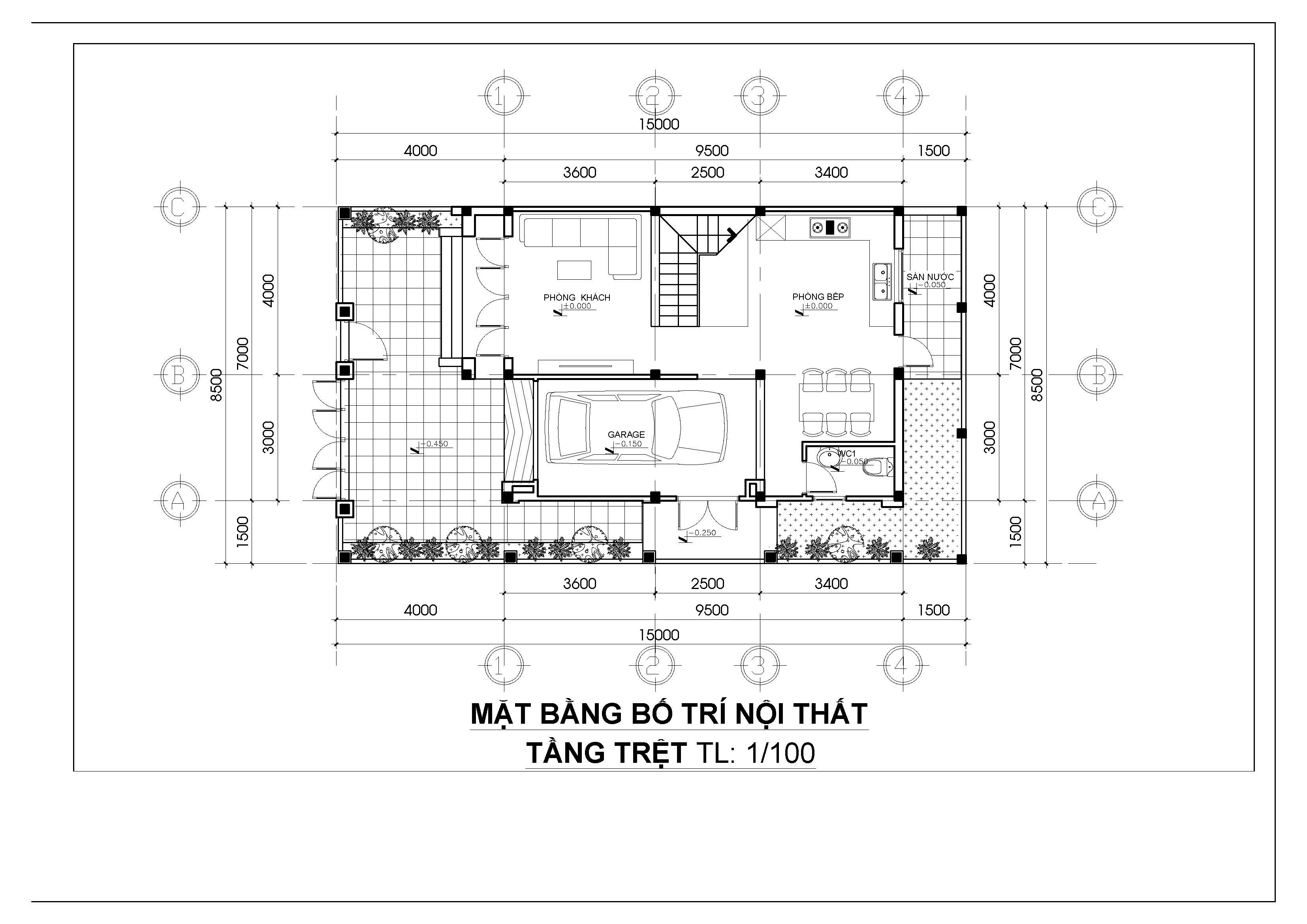 Mẫu nhà mái thái 3 tầng tại long an.