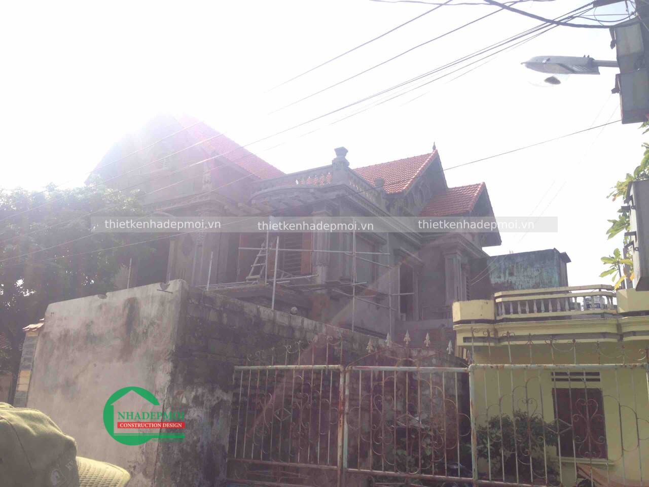 Khám phá hình ảnh xây biệt thự đẹp 2 tầng anh sự - msxbt6473