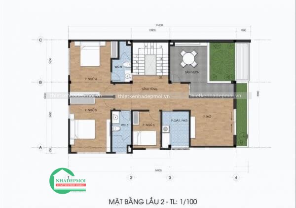 Mẫu biệt thự hiện đại 2 tầng tại tphcm