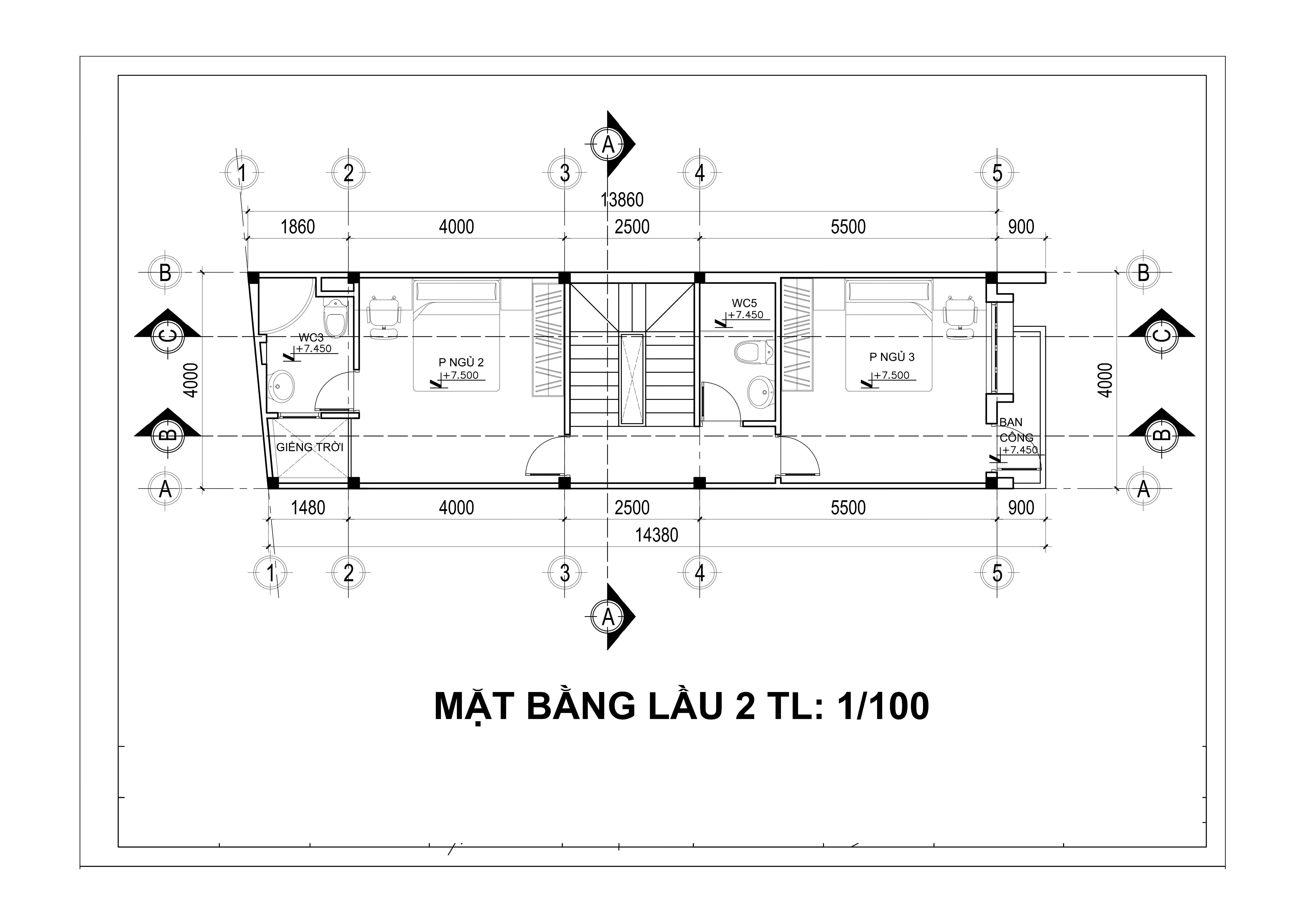 Mẫu thiết kế nhà phố 1 trệt 3 lầu dt 4x15m gò vấp.