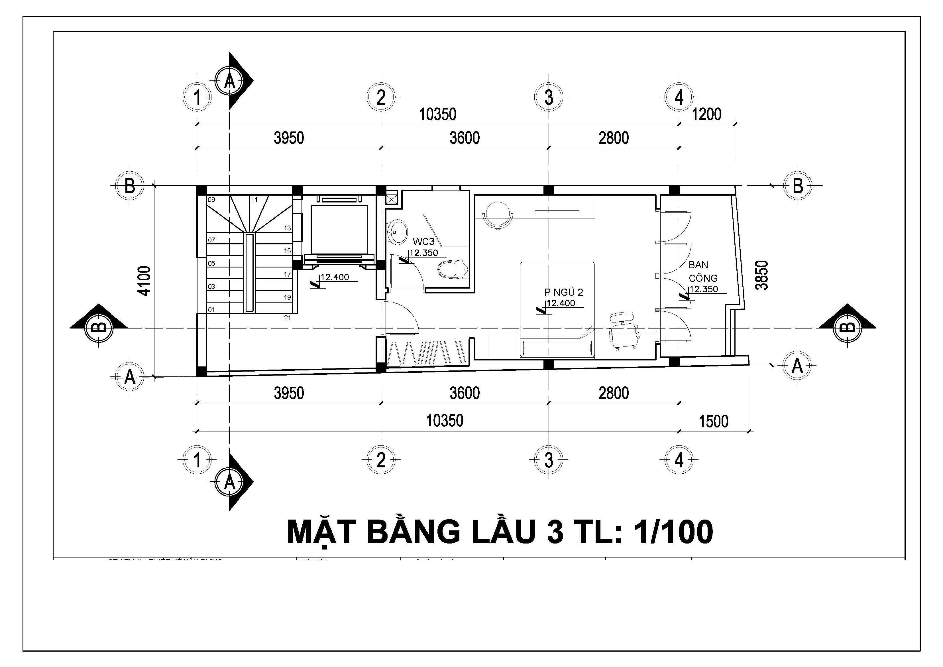 Mẫu nhà phố hiện đại 1 trệt 4 lầu.