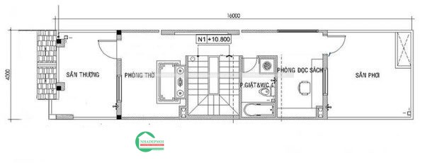 Mẫu nhà phố tân cổ điển 5x16m tại đồng nai