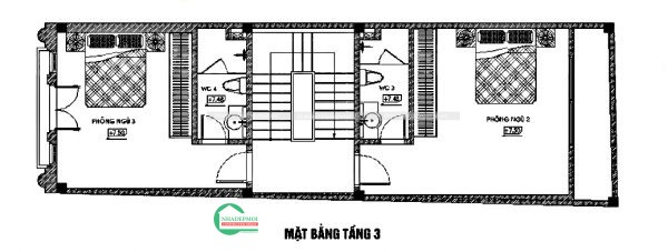 Mẫu nhà phố tân cổ điển 4 tầng 6x15m.