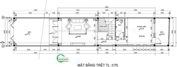 Mẫu nhà phố tân cổ điển 5x16m tại đồng nai