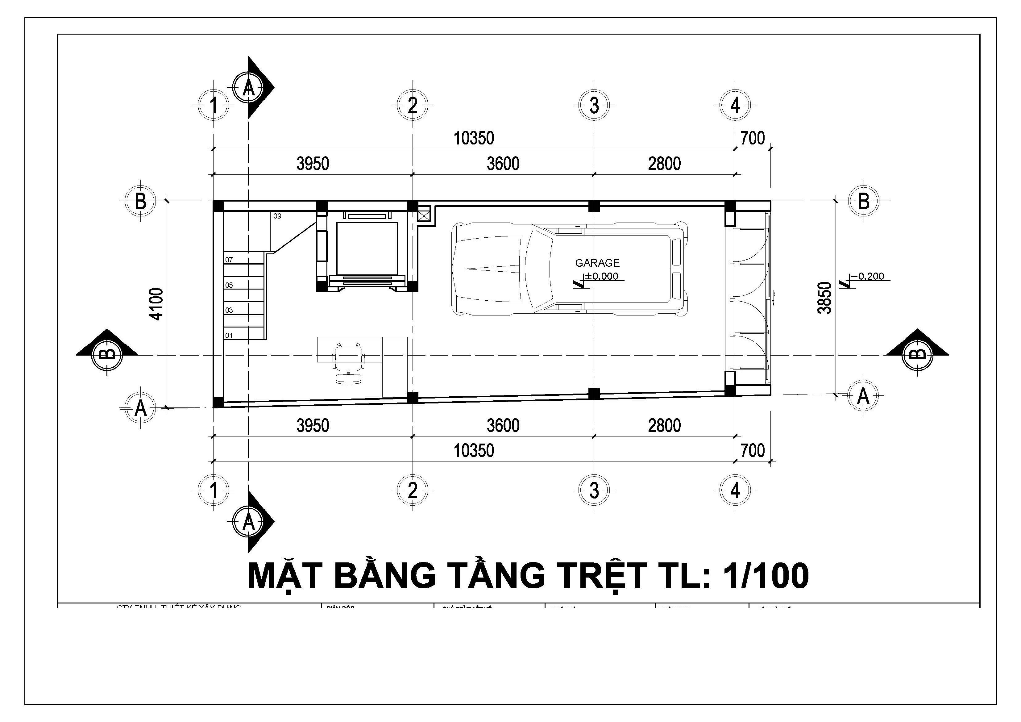 Mẫu nhà phố hiện đại 1 trệt 4 lầu.