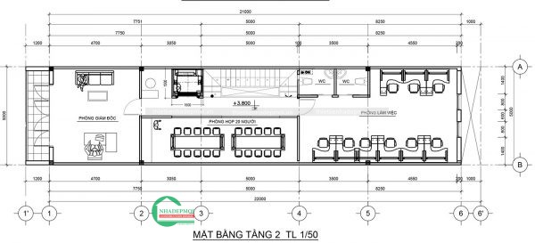 Mẫu nhà phố tân cổ điển 1 trệt 3 lầu kết hợp kinh doanh diện tích 5x22m
