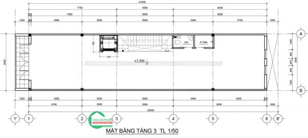 Mẫu nhà phố tân cổ điển 1 trệt 3 lầu kết hợp kinh doanh diện tích 5x22m