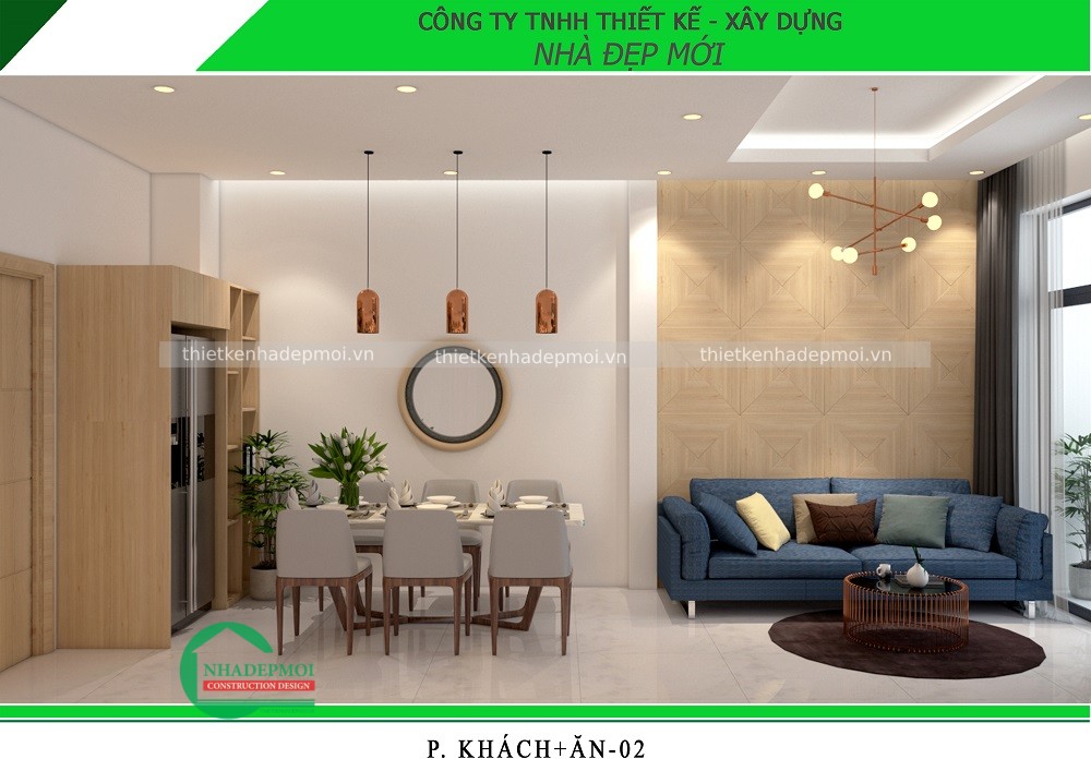 Mẫu nội thất đẹp nhà anh tiến