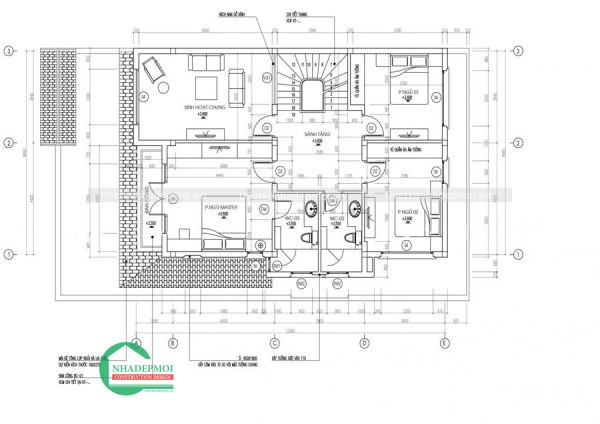 Thiết kế biệt thự 3 tầng tân cổ điển sang trọng