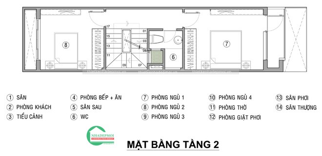 Mẫu nhà ống 4 tầng hiện đại, sang trọng và đẳng cấp