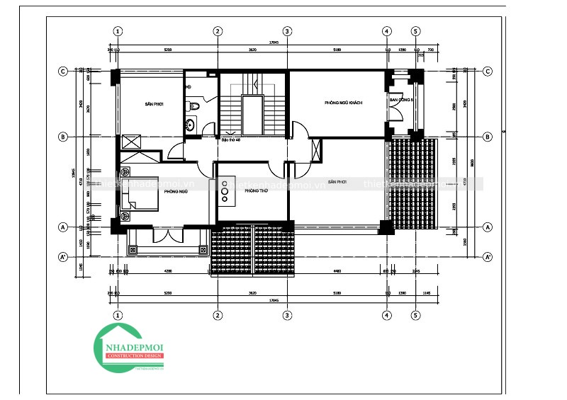 Biệt thự mái thái 3 tầng tại bình phước.