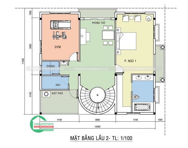 Thiết kế biệt thự tân cổ điển 3 tầng tiện nghi, phong cách