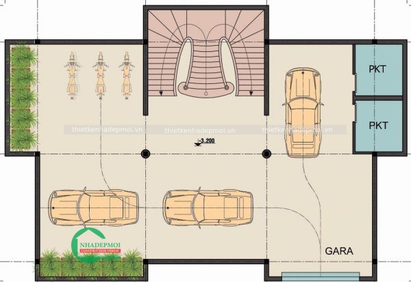 Thiết kế biệt thự cổ điển 3 tầng đẹp ấn tượng, đẳng cấp