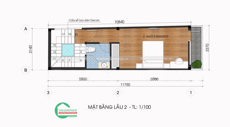 Mẫu nhà phố tân cổ điển 1 trệt 3 lầu sân thượng