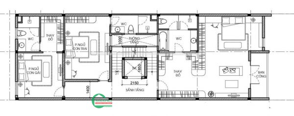 Mẫu nhà phố đẹp 4 tầng tại cần thơ.