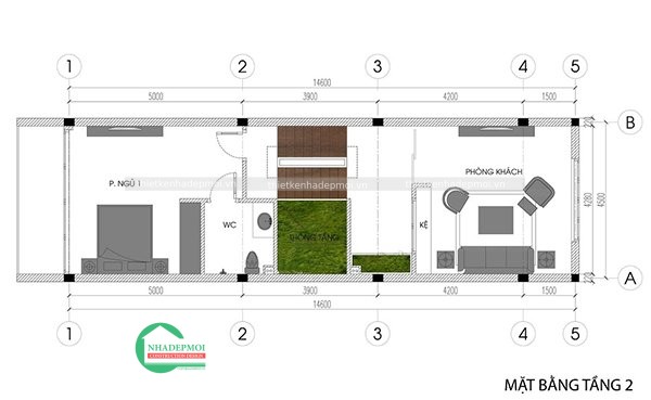 Mẫu nhà phố đẹp 5 tầng hiện đại công năng vượt trội