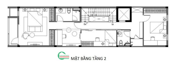Mẫu nhà phố hiện đại 4 tầng đẹp mắt, ấn tượng