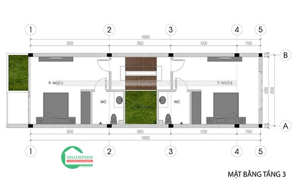 Mẫu nhà phố đẹp 5 tầng hiện đại công năng vượt trội