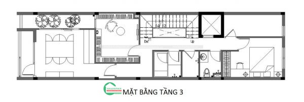 Mẫu nhà phố hiện đại 4 tầng đẹp mắt, ấn tượng