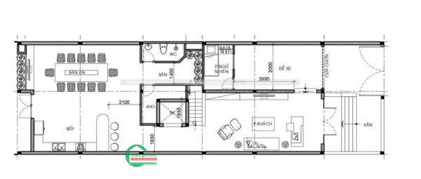 Mẫu nhà phố đẹp 4 tầng tại cần thơ.